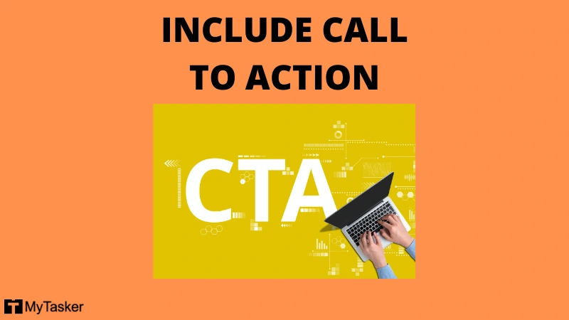 include clear call to action in outreach email